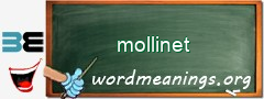 WordMeaning blackboard for mollinet